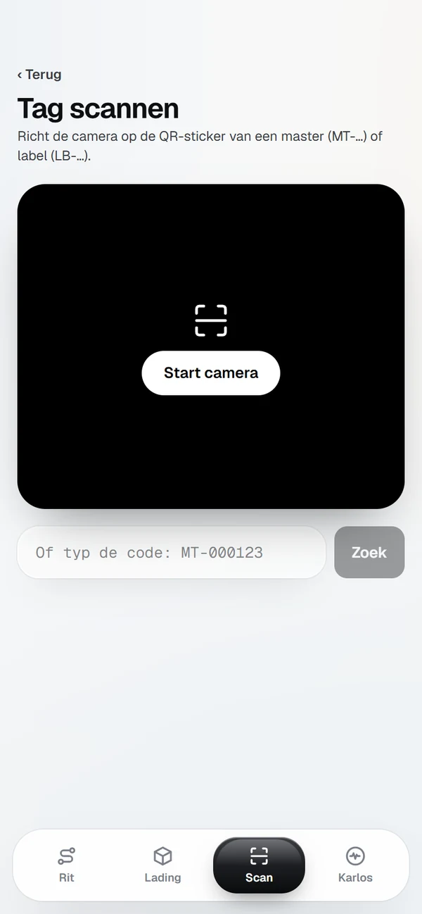 Scan com o telemóvel